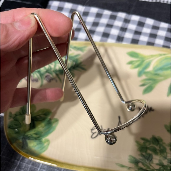 Lovely Erbe Aromatiche Ceramic Cheese Plate - Picture 11 of 12